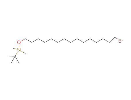 Molecular Structure of 568561-95-5 (Silane, [(15-bromopentadecyl)oxy](1,1-dimethylethyl)dimethyl-)