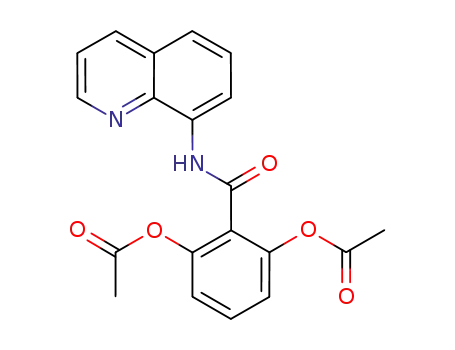 2-(quinolin-8-ylcarbamoyl)-1,3-phenylene diacetate