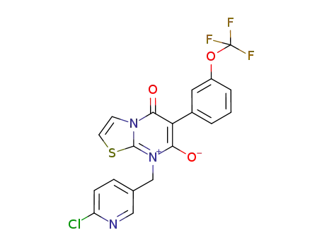 8-[(6-chloro-3-pyridinyl)methyl]-7-hydroxy-5-oxo-6-[3-(trifluoromethoxy)phenyl]-5H-thiazolo[3,2-a]pyrimidinium inner salt