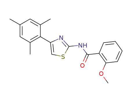 2-methoxy-N-[4-(2,4,6-trimethylphenyl)thiazol-2-yl]benzamide