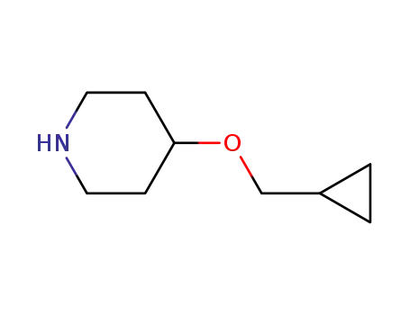 Molecular Structure of 865106-51-0 (4-(CYCLOPROPYLMETHOXY)PIPERIDINE)