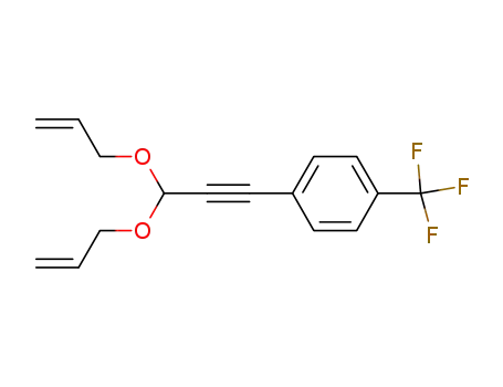 1-(3,3-bis(allyloxy)prop-1-ynyl)-4-(trifluoromethyl)benzene