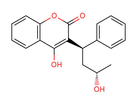 2H-1-Benzopyran-2-one, 4-hydroxy-3-(3-hydroxy-1-phenylbutyl)-, (S-(R*,S*))-