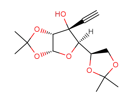 (3aR,5R,6R,6aR)-5-((R)-2,2-dimethyl-1,3-dioxolan-4-yl)-6-ethynyl-2,2-dimethyltetrahydrofuro[2,3-d][1,3]dioxol-6-ol
