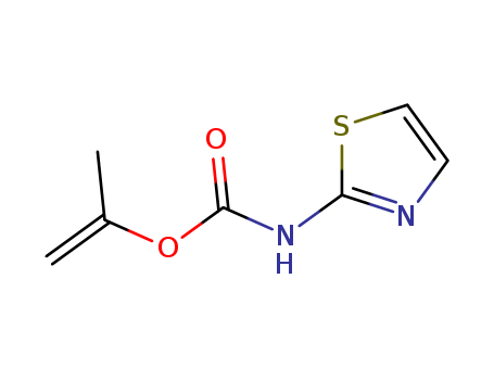 Carbamic  acid,  N-2-thiazolyl-,  1-methylethenyl  ester