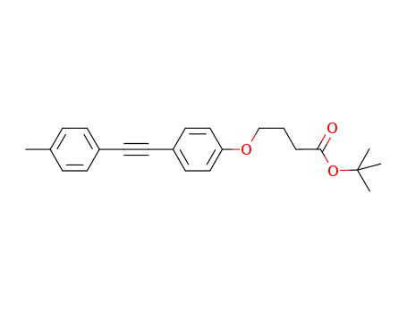 tert-butyl 4-(4-[2-(4-methylphenyl)ethynyl]phenoxy)butanoate