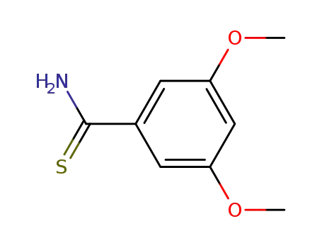 Molecular Structure of 114980-23-3 (3,5-DIMETHOXY-THIOBENZAMIDE)