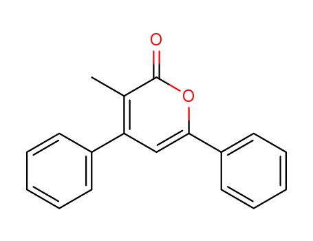 2H-Pyran-2-one, 3-methyl-4,6-diphenyl-