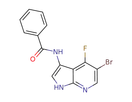 N-(5-bromo-4-fluoro-1H-pyrrolo[2,3-b]pyridin-3-yl)benzamide