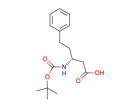 Benzenepentanoic acid, b-[[(1,1-dimethylethoxy)carbonyl]amino]-,(bR)-