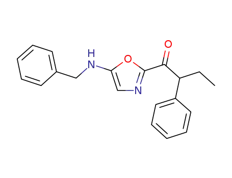 1-[5-(benzylamino)-1,3-oxazol-2-yl]-2-phenyl-1-butanone