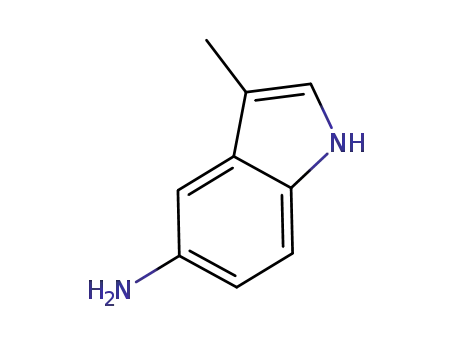 1H- 인돌 -5- 아민, 3- 메틸-(9CI)