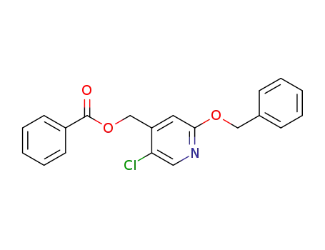 [5-chloro-2-(phenylmethoxy)-4-pyridinyl]methyl benzoate