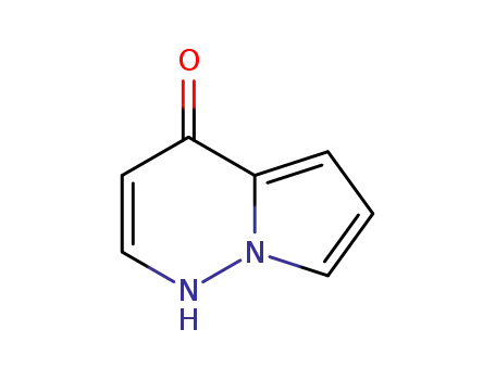 Molecular Structure of 888720-26-1 (Pyrrolo[1,2-b]pyridazin-4...)