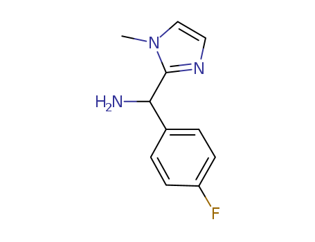 C-(4-FLUORO-PHENYL)-C-(1-METHYL-1H-IMIDAZOL-2-YL)-METHYLAMINE