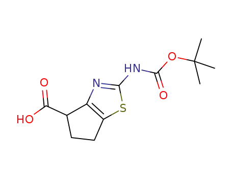 2-((tert-butoxycarbonyl)amino)-5,6-dihydro-4H-cyclopenta[d]thiazole-4-carboxylic acid