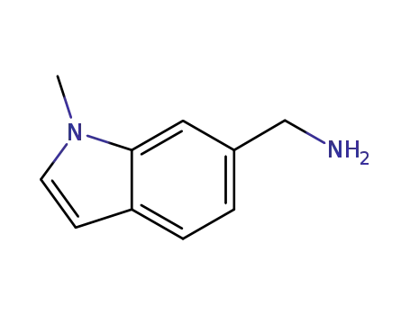 Molecular Structure of 864264-03-9 ((1-Methyl-1H-indol-6-yl)methylamine)