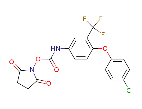 2,5-dioxopyrrolidin-1-yl [4-(4-chlorophenoxy)-3-trifluoromethylphenyl]carbamate