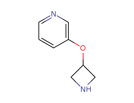 Molecular Structure of 224818-30-8 (Pyridine, 3-(3-azetidinyloxy)- (9CI))