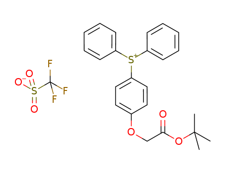 (4-(2-(tert-Butoxy)-2-oxoethoxy)phenyl)diphenylsulfonium trifluoromethanesulfonate