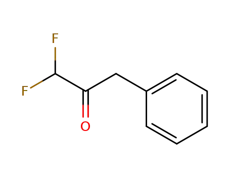 Molecular Structure of 61153-49-9 (2-Propanone,  1,1-difluoro-3-phenyl-)