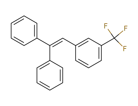 Molecular Structure of 800-67-9 (1-{(2-[3-trifluoromethyl)phenyl]-1-phenylvinyl}benzene)
