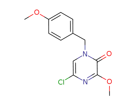 2(1H)-Pyrazinone, 5-chloro-3-methoxy-1-[(4-methoxyphenyl)methyl]-