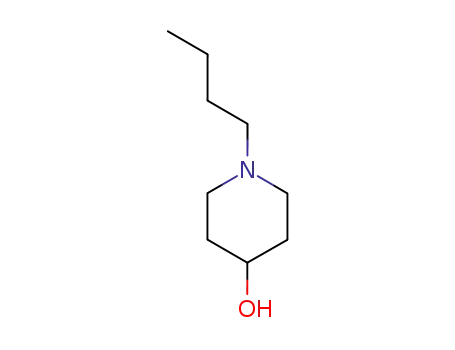 Molecular Structure of 86518-68-5 (1-BUTYL-4-HYDROXYPIPERIDINE)