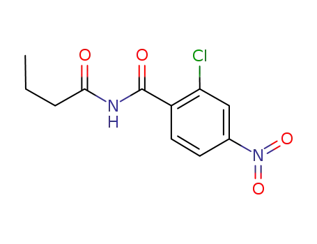 Molecular Structure of 1181384-67-7 (N-butyryl-2-chloro-4-nitrobenzamide)