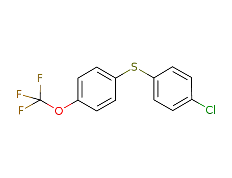 1-(4-chlorophenyl)sulfanyl-4-trifluoromethoxybenzene