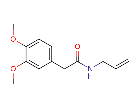 Molecular Structure of 73664-30-9 (N-Allyl-2-(3,4-dimethoxyphenyl)acetamide)