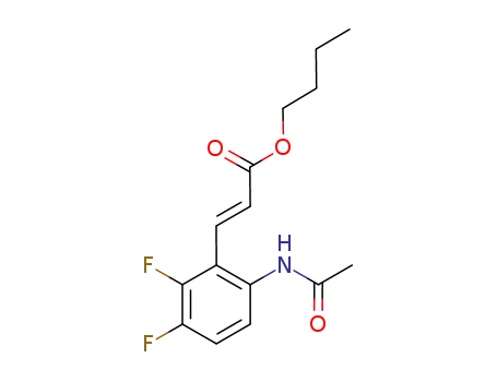 butyl (E)-3-(6-acetamido-2,3-difluorophenyl)acrylate