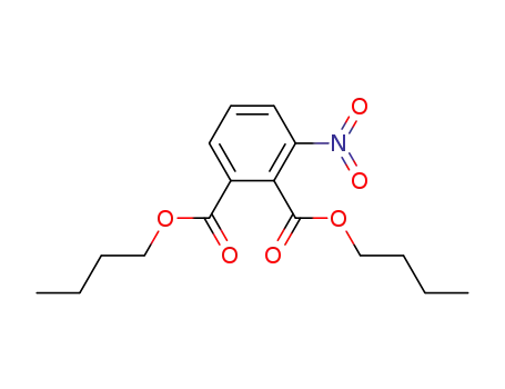 Molecular Structure of 13325-37-6 (3-nitrophthalic acid di-n-butyl ester)