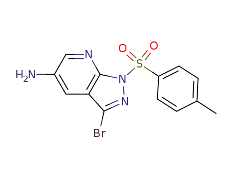 3-bromo-1-tosyl-1H-pyrazolo[3,4-b]pyridin-5-amine