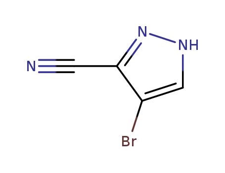 4-BROMO-1H-PYRAZOLE-5-CARBONITRILECAS