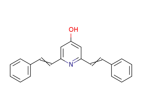 Molecular Structure of 856969-42-1 (2,6-distyrylpyridin-4-ol)