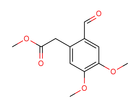 1-formyl-4,5-dimethoxyphenylacetic acid methyl ester