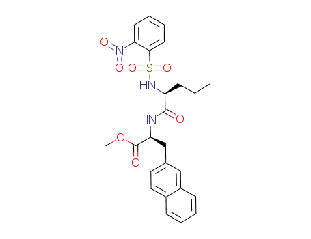 methyl (S)-3-(naphthalen-2-yl)-2-((S)-2-(2-nitrophenylsulfonamido)pentanamido)propanoate
