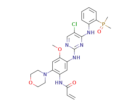 N-(5-((5-chloro-4-((2-(dimethylphosphoryl)phenyl)amino)pyrimidin-2-yl)amino)-4-methoxy-2-morpholinophenyl)acrylamide