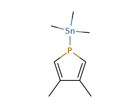 Molecular Structure of 120296-97-1 (1H-Phosphole, 3,4-dimethyl-1-(trimethylstannyl)-)