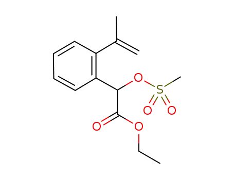ethyl 2-(methylsulfonyloxy)-2-(2-isopropenylphenyl)acetate