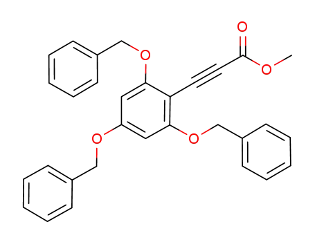methyl 3-(2,4,6-tribenzyloxyphenyl)propiolate