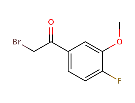 Molecular Structure of 443914-95-2 (2-BROMO-1-(5-FLUORO-2-METHOXY-PHENYL)-ETHANONE)