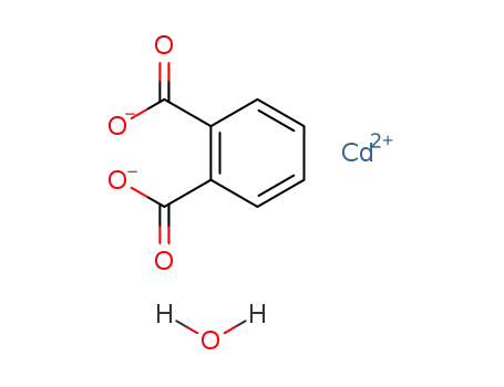 Molecular Structure of 25932-09-6 ([Cd(phthalate)(H<sub>2</sub>O)])