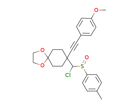 8-[chloro(p-tolylsulfinyl)methyl]-8-[(4-methoxyphenyl)ethynyl]-1,4-dioxaspiro[4.5]decane