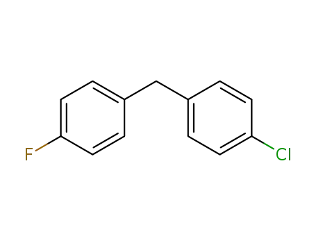 Molecular Structure of 3801-53-4 (Benzene, 1-chloro-4-[(4-fluorophenyl)methyl]-)