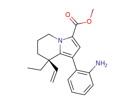 (R)-methyl 1-(2-aminophenyl)-8-ethyl-8-vinyl-5,6,7,8-tetrahydroindolizine-3-carboxylate