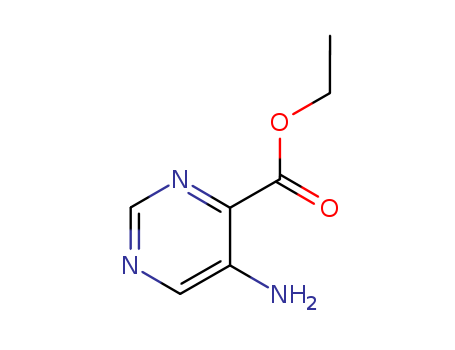4-PyriMidinecarboxylic acid, 5-aMino-, ethyl ester