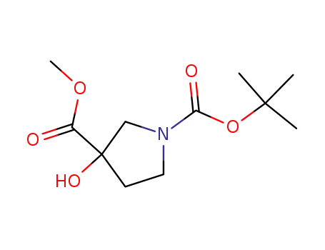 1-Boc-3-히드록시-3-피롤리딘디카르복실산 메틸 에스테르