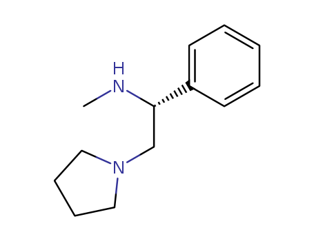 1-Pyrrolidineethanamine,N-methyl-a-phenyl-, (aR)-